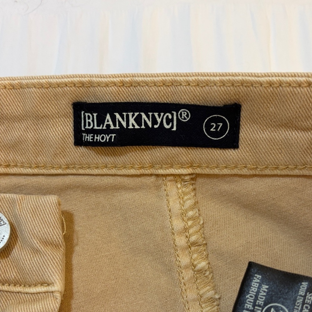 Blank NYC high rise mini flare Beige Utility Cargo Pants size 27 new with tags - Picture 2 of 9